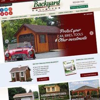 Backyard Unlimited Responsive WordPress Website Conversion