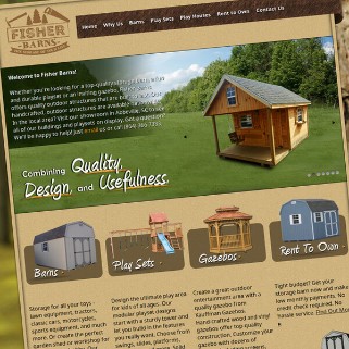 Fisher Barns Responsive Website Conversion