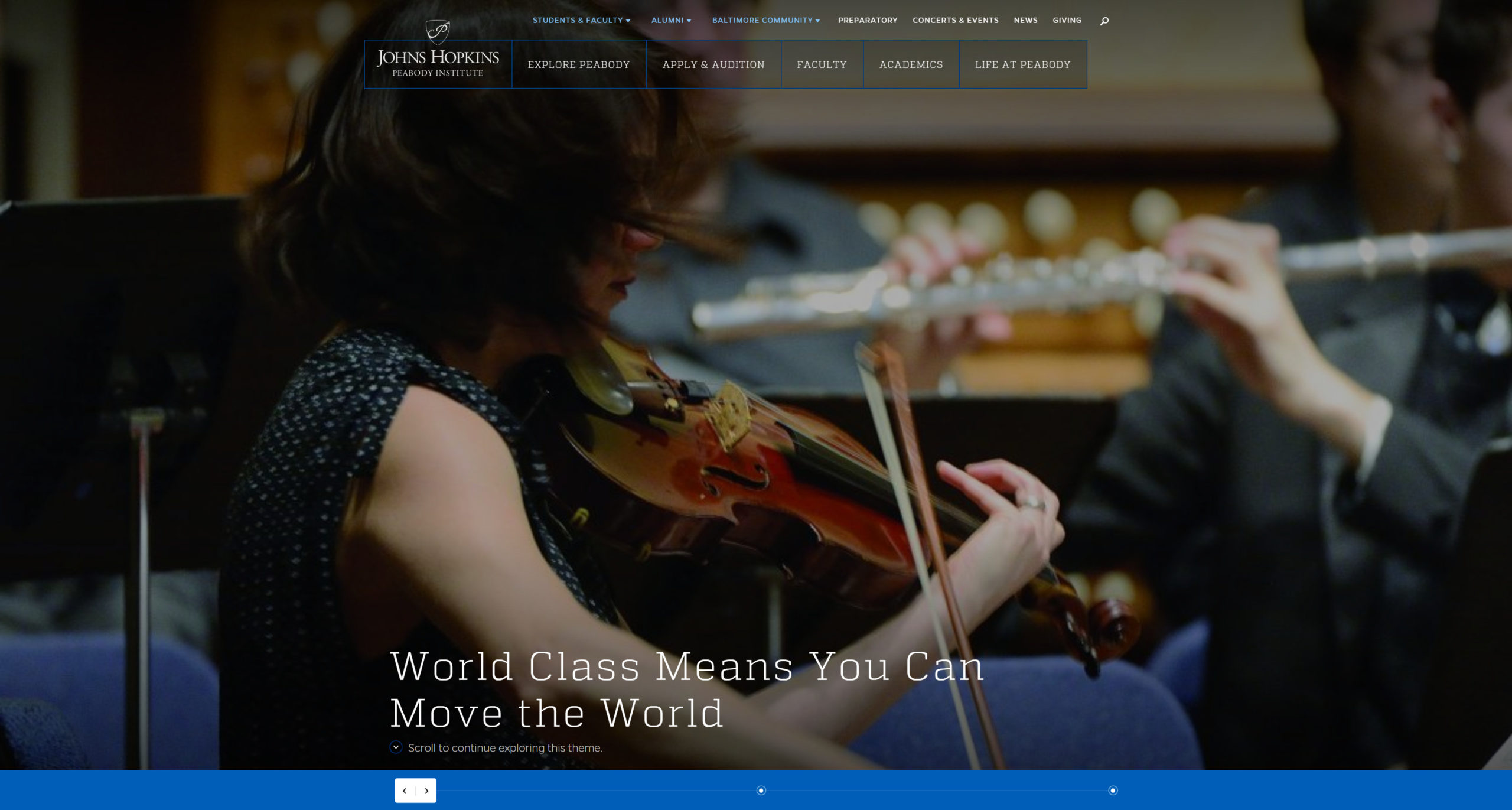Go to Peabody Institute for John Hopkins website to see the design.